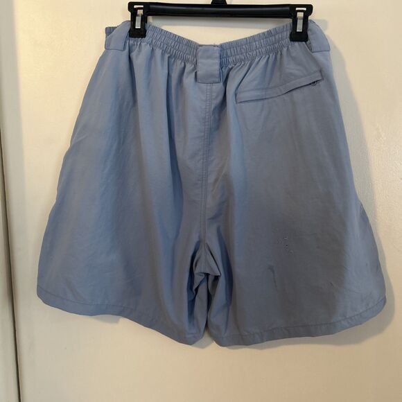 Bimini Bay Men Blue Cargo Shorts Outdoor Fishing XL lightweight elastic waist - Picture 4 of 8